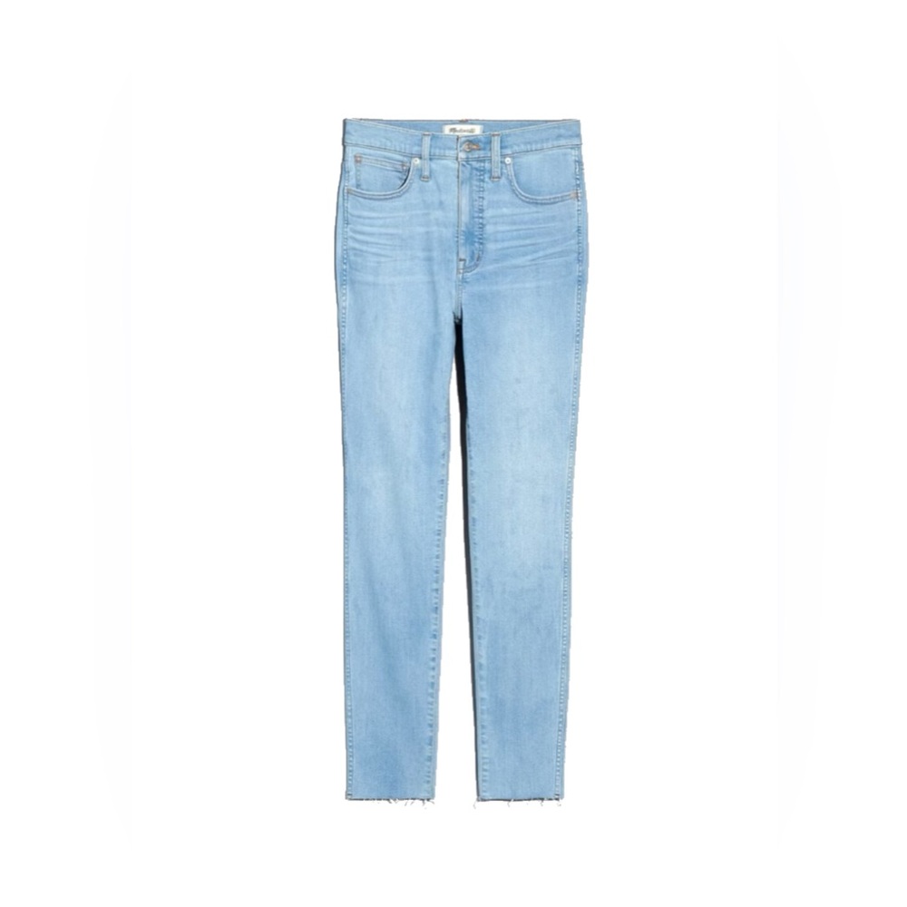 EUC Madewell light wash skinny jeans